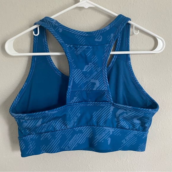 Reebok Women's Blue Prime Essential Impact Sports Bra Medium - Picture 3 of 5